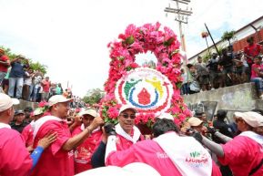 Santo Domingo de Guzmán peregrina a Managua