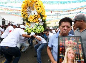 Santo Domingo ya se encuentra en su trono de Las Sierritas