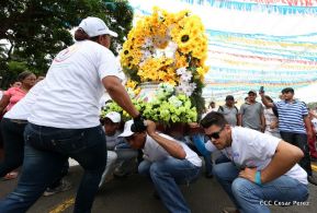 Santo Domingo ya se encuentra en su trono de Las Sierritas