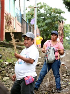 Santo Domingo ya se encuentra en su trono de Las Sierritas