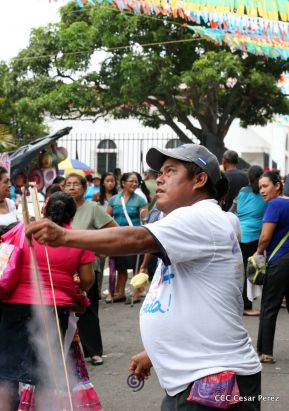 Santo Domingo ya se encuentra en su trono de Las Sierritas