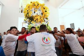 Santo Domingo ya se encuentra en su trono de Las Sierritas