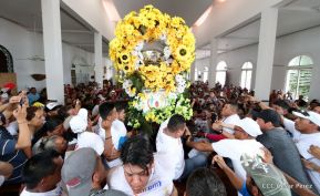 Santo Domingo ya se encuentra en su trono de Las Sierritas