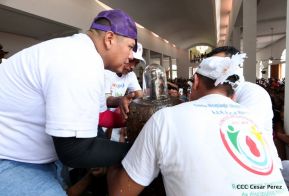 Santo Domingo ya se encuentra en su trono de Las Sierritas