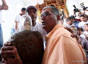 Santo Domingo ya se encuentra en su trono de Las Sierritas