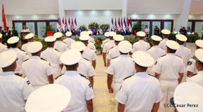 Acto del 37 aniversario de la Fuerza Naval