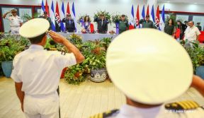 Acto del 37 aniversario de la Fuerza Naval