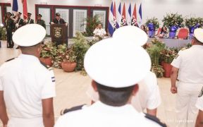 Acto del 37 aniversario de la Fuerza Naval