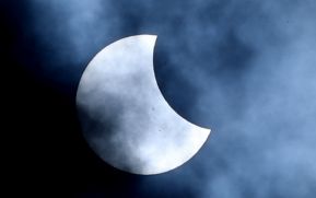Eclipse solar  visto desde  Nicaragua