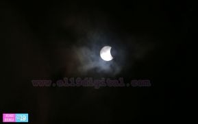 Eclipse solar  visto desde  Nicaragua