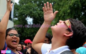Eclipse solar  visto desde  Nicaragua
