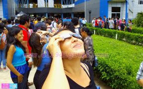 Eclipse solar  visto desde  Nicaragua