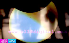 Eclipse solar  visto desde  Nicaragua