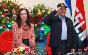 Acto del 38 aniversario de fundación del Ejército de Nicaragua