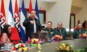 Acto del 38 aniversario de fundación del Ejército de Nicaragua