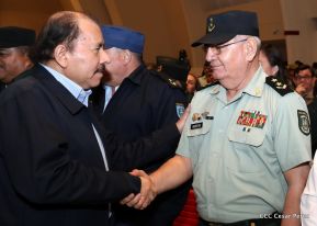 Acto del 38 aniversario de fundación del Ejército de Nicaragua