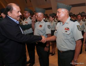 Acto del 38 aniversario de fundación del Ejército de Nicaragua