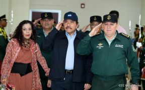Acto del 38 aniversario de fundación del Ejército de Nicaragua