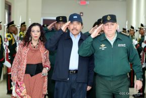 Acto del 38 aniversario de fundación del Ejército de Nicaragua
