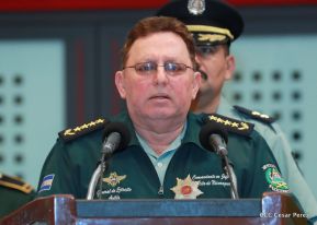 Acto del 38 aniversario de fundación del Ejército de Nicaragua