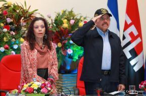 Acto del 38 aniversario de fundación del Ejército de Nicaragua