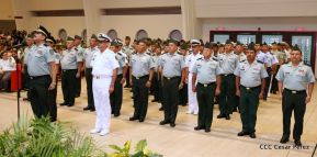 Acto del 38 aniversario de fundación del Ejército de Nicaragua