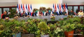 Acto del 38 aniversario de fundación del Ejército de Nicaragua