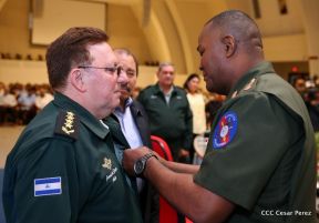 Acto del 38 aniversario de fundación del Ejército de Nicaragua