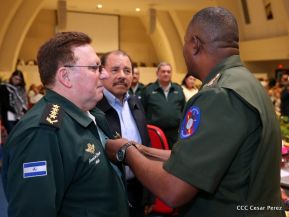 Acto del 38 aniversario de fundación del Ejército de Nicaragua