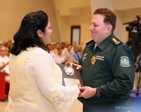 Acto del 38 aniversario de fundación del Ejército de Nicaragua