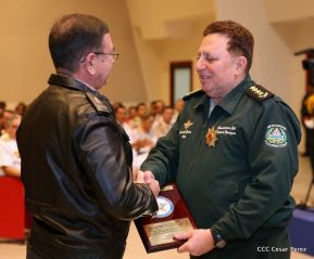 Acto del 38 aniversario de fundación del Ejército de Nicaragua