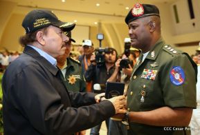 Acto del 38 aniversario de fundación del Ejército de Nicaragua