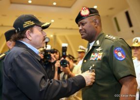 Acto del 38 aniversario de fundación del Ejército de Nicaragua