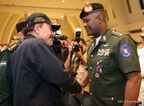 Acto del 38 aniversario de fundación del Ejército de Nicaragua