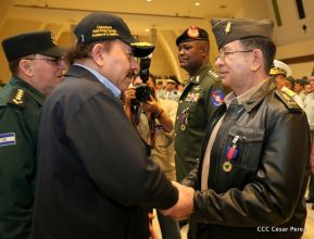 Acto del 38 aniversario de fundación del Ejército de Nicaragua