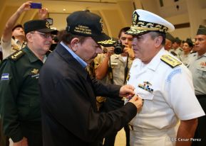 Acto del 38 aniversario de fundación del Ejército de Nicaragua