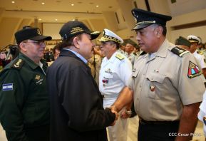 Acto del 38 aniversario de fundación del Ejército de Nicaragua