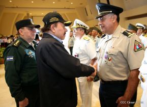 Acto del 38 aniversario de fundación del Ejército de Nicaragua