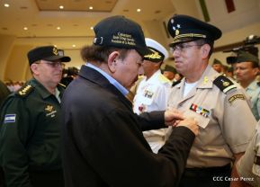 Acto del 38 aniversario de fundación del Ejército de Nicaragua