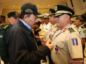 Acto del 38 aniversario de fundación del Ejército de Nicaragua