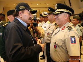 Acto del 38 aniversario de fundación del Ejército de Nicaragua