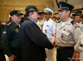 Acto del 38 aniversario de fundación del Ejército de Nicaragua