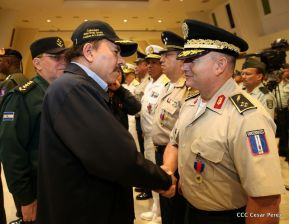 Acto del 38 aniversario de fundación del Ejército de Nicaragua