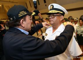 Acto del 38 aniversario de fundación del Ejército de Nicaragua
