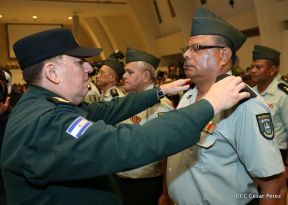Acto del 38 aniversario de fundación del Ejército de Nicaragua