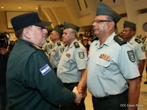 Acto del 38 aniversario de fundación del Ejército de Nicaragua