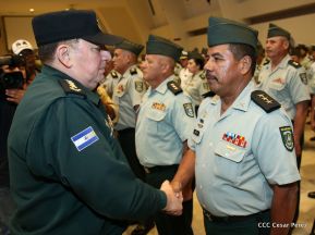 Acto del 38 aniversario de fundación del Ejército de Nicaragua