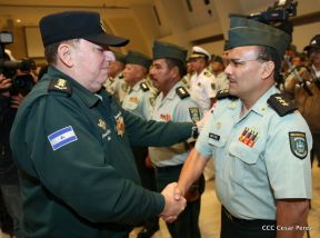 Acto del 38 aniversario de fundación del Ejército de Nicaragua