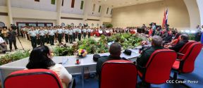 Acto del 38 aniversario de fundación del Ejército de Nicaragua