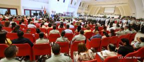 Acto del 38 aniversario de fundación del Ejército de Nicaragua